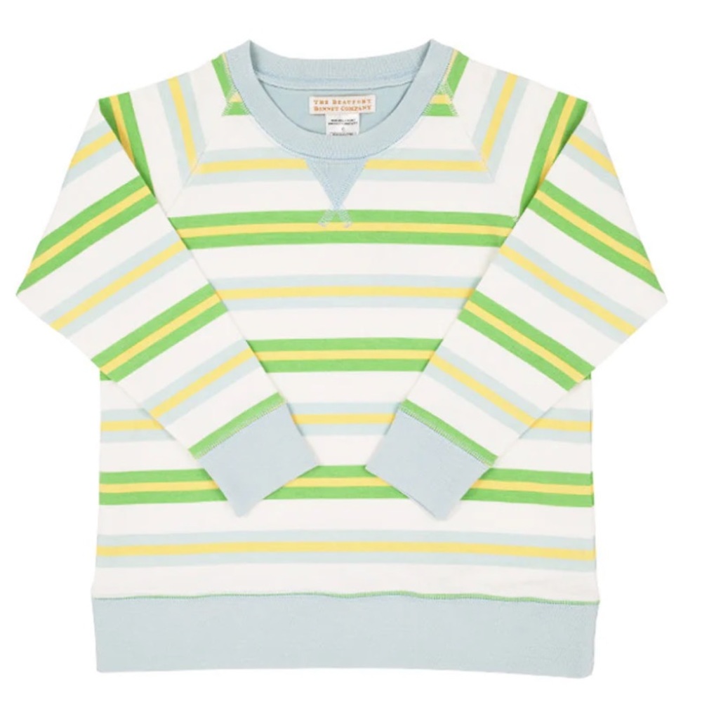 TBBC Cassidy Comfy Crewneck Seacrest Stripe